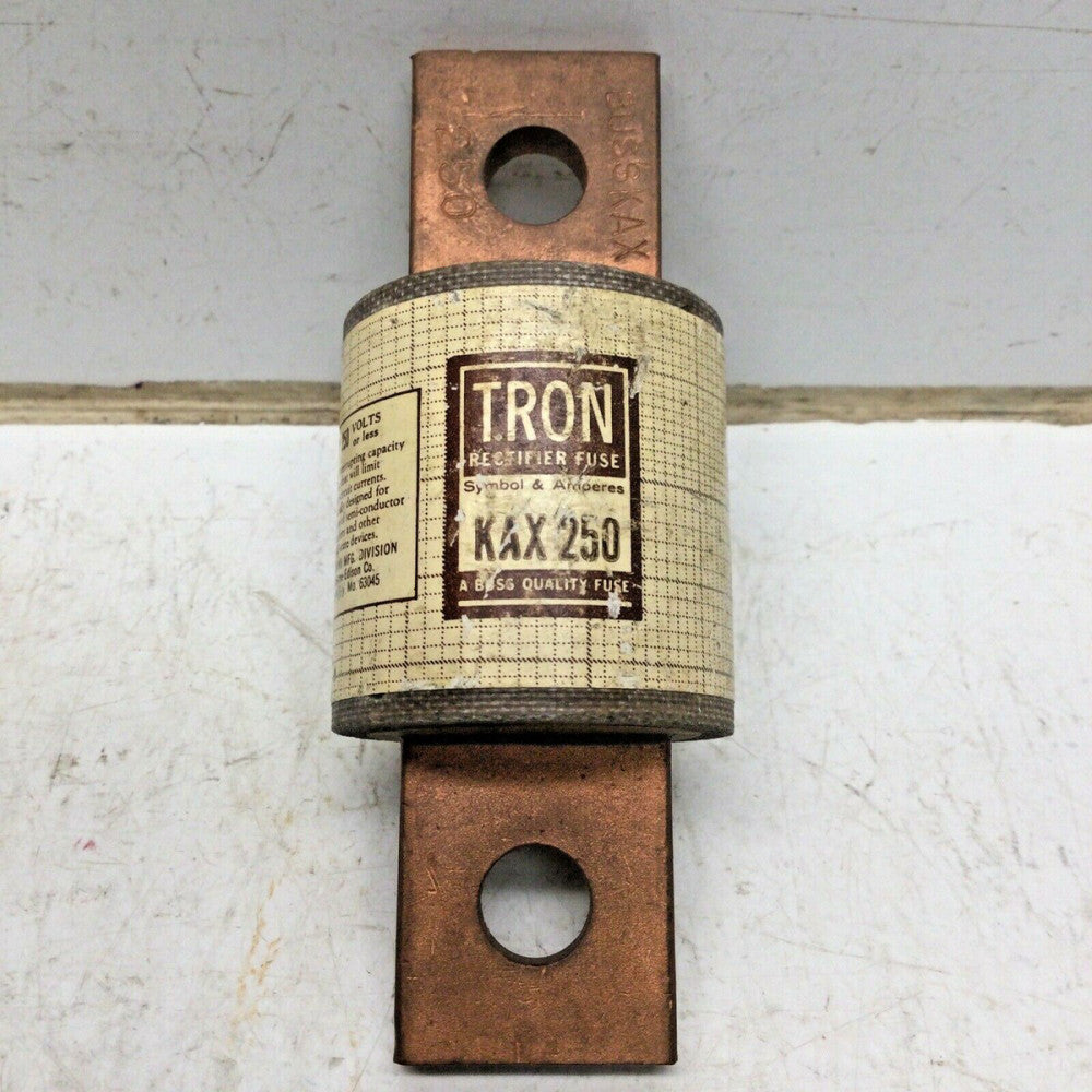 BUSS BUSSMANN TRON KAX 250 RECTIFIER FUSE 250 AMP 250V