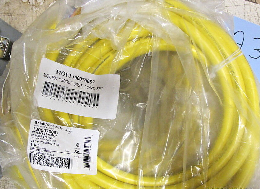 Molex 130007-0057 Mini-Change B-Size Cordset [A3]