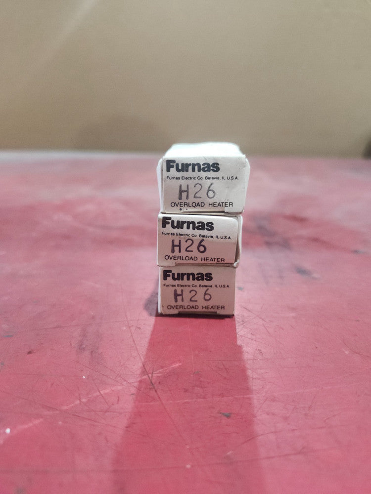 NEW IN BOX LOT OF 3 FURNAS OVERLOAD HEATER ELEMENTH-26