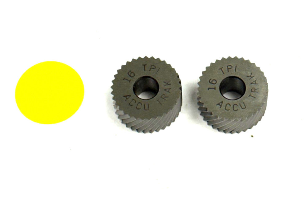 ACCU TRAK TOOL KPR 216 KNURLING WHEEL 3/4 X 1/4 X 1/4" LOT OF 2