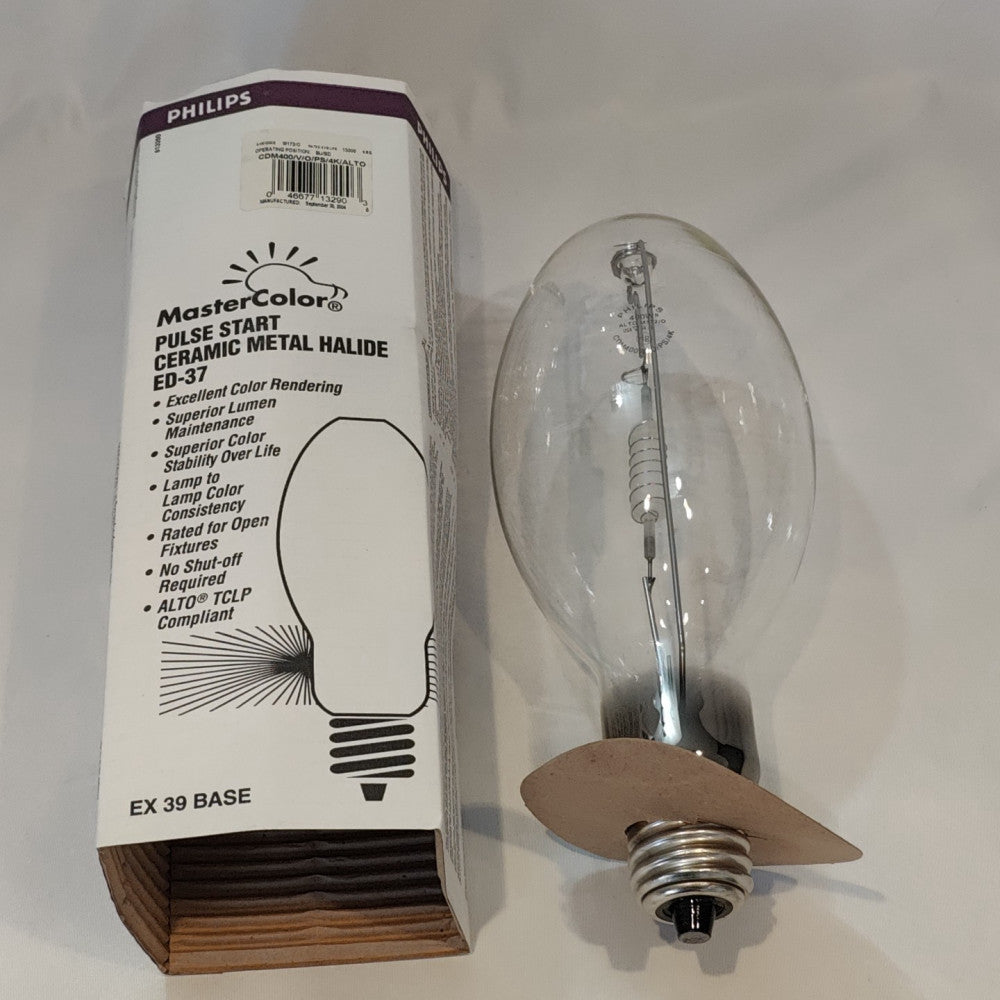 Philips 132902 CDM400/V/O/4k/ALTO 400W EX 39 Mogul Base Lamp Light Bulb ED-37