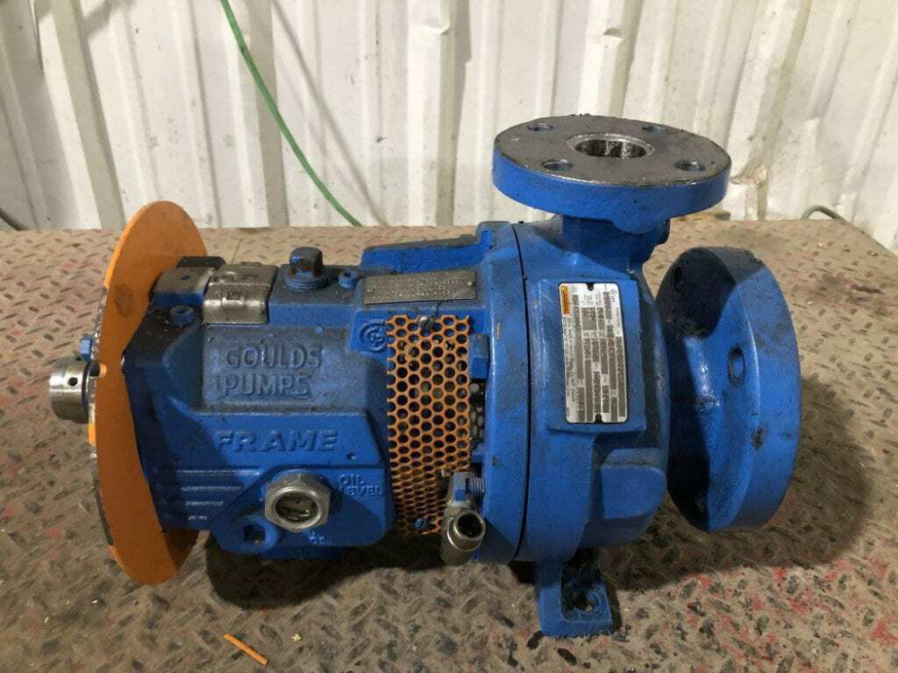 Goulds 3196 i Frame Centrifugal Pump 1.5" X 3" 99 GPM CD4MCuN