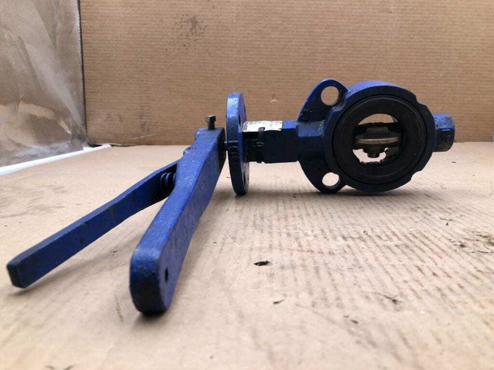 Keystone 2" CI Manual Wafer Butterfly Valve w/ Stainless Disc 250PSI