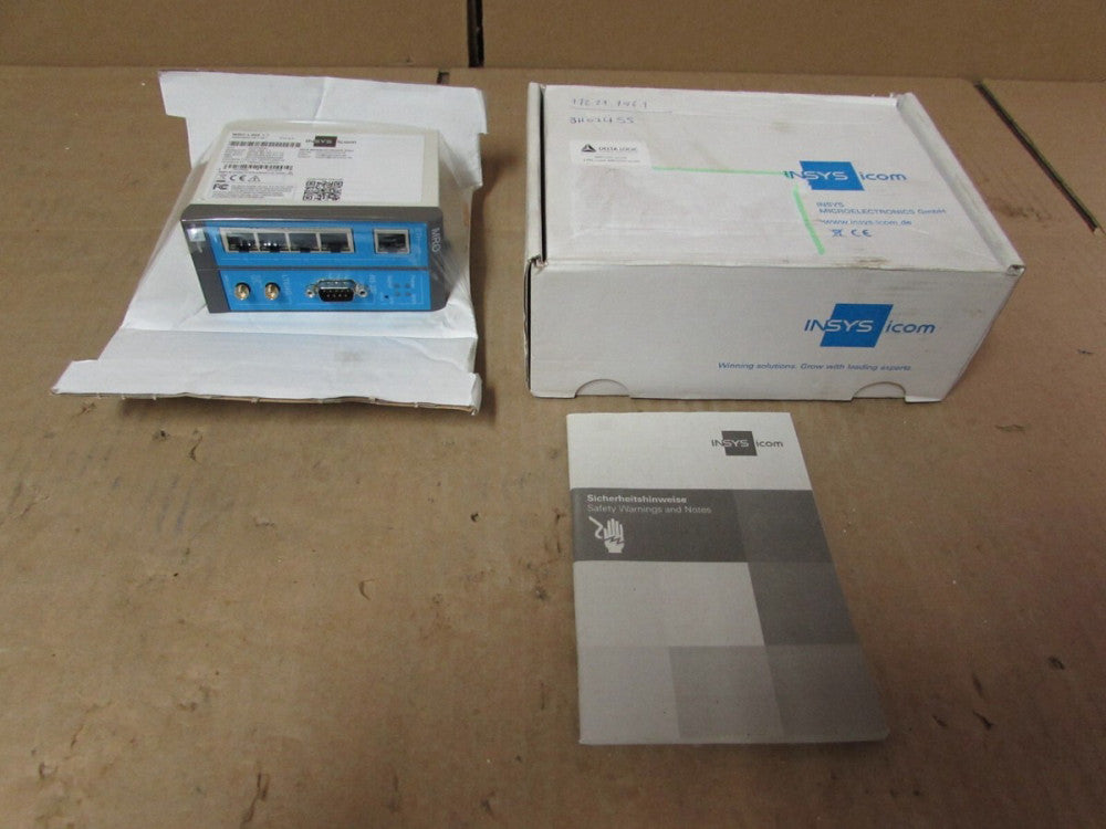 INSYS ICOM, MRO-L200 1.1, LTE/4G-ROUTER 4-PORT SWITCH, NIB!! MAKE OFFER!!