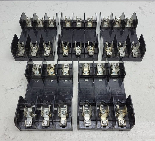 5 Pack Gould Shawmut 60328R 600V 30A Class R Fuse Holder *USED 