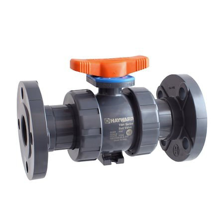 Hayward Flow Control Tbh1100a0fe0000 Ball Valve, True Union, 1", Pvc/Epdm, Full
