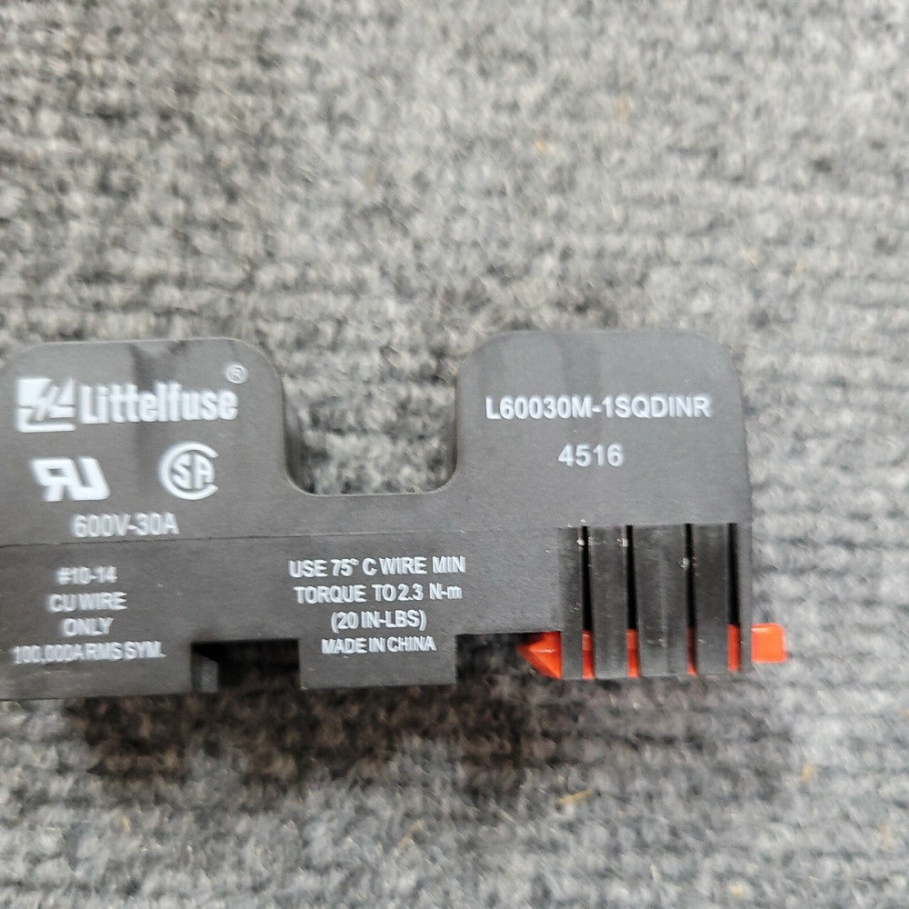 Littelfuse Fuse Holder 600V 30A L60030M-1SQDINR