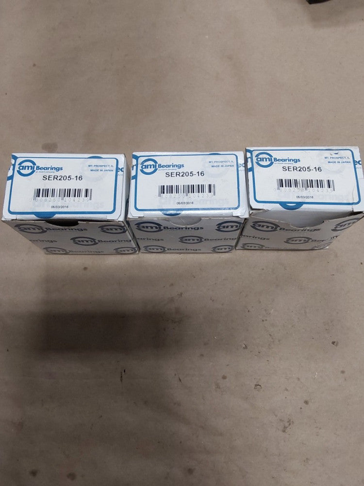 SER205-16 1" Insert Ball Bearing with Snap Ring ER16 High Quality ER205-16