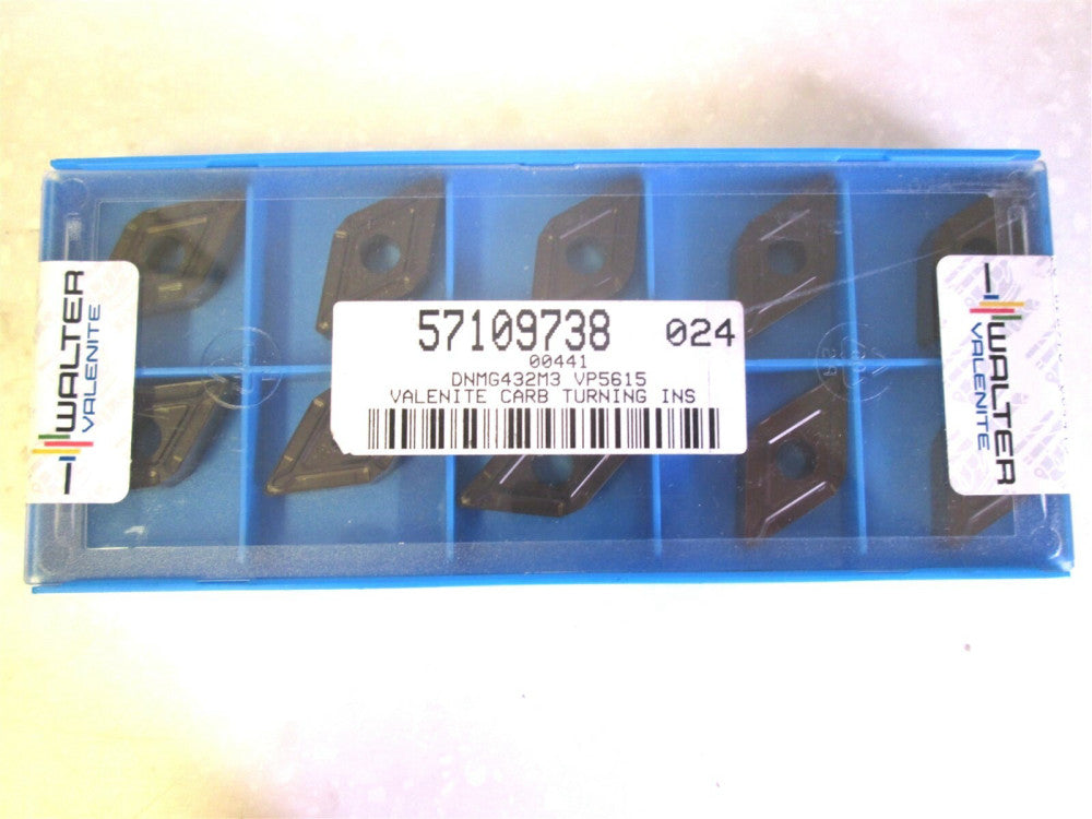 Walter (00441) DNMG432 Grade VP5615 Carbide Turning Inserts Pack Of 10