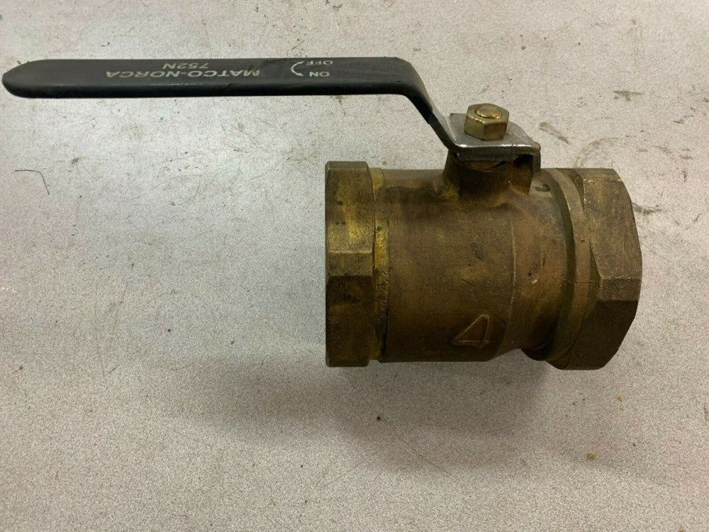 NEW OLD STOCK MATCO-NORCA 4" BALL VALVE 400 WOG