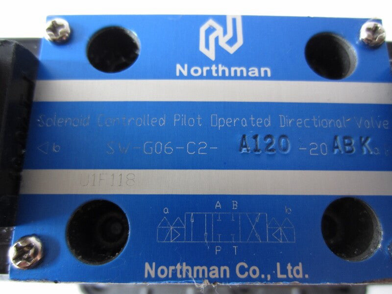 NorthmanSolenoid Controled Pilot Operated Directional Valve SW-G06-C2-A12020ABK