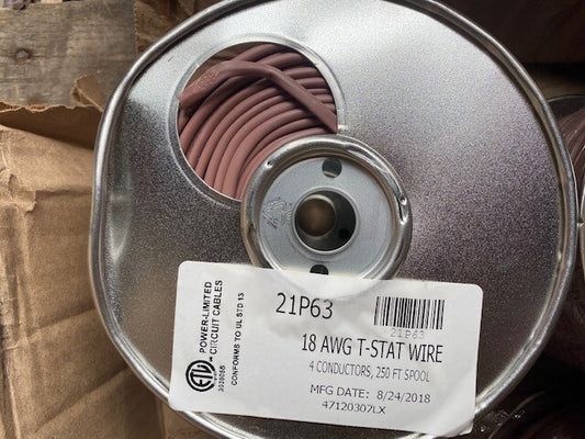 21P63 - TSW 18-4UL T'STAT Wire 250' (NEW)