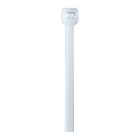 Partners Brand Ct1550 Cable Tie, 15 In L, Natural, Nylon 6/6, 50 Lb Strength,