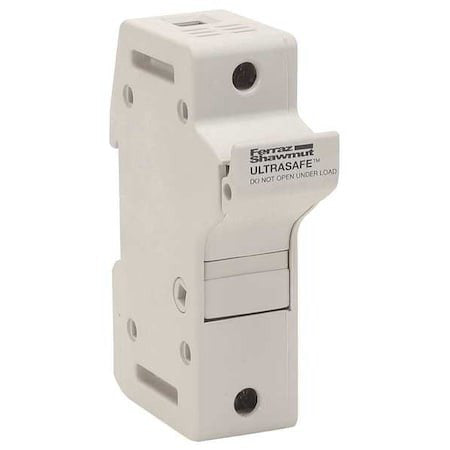 Mersen Us3j1 Finger Safe Fuse Block, 0 To 30A Amp Range, 600V Ac/Dc Volt