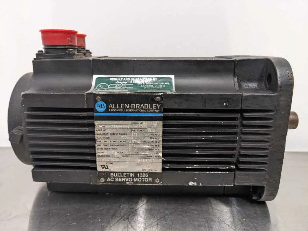 Allen-Bradley 1326AB-B505C-21-25208A Servo Motor 2000 RPM Rebuilt Lansing Electr