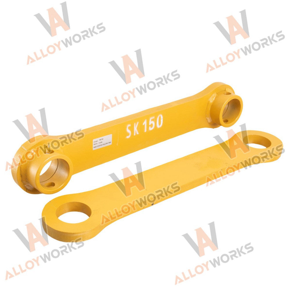 LH & RH Bucket Link For KOBELCO SK160 SK150 2406P5564 2406P5565 Yellow