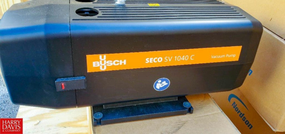 2022 Busch SECO SV-1040-C Vacuum Pump w/ Overhaul Kit