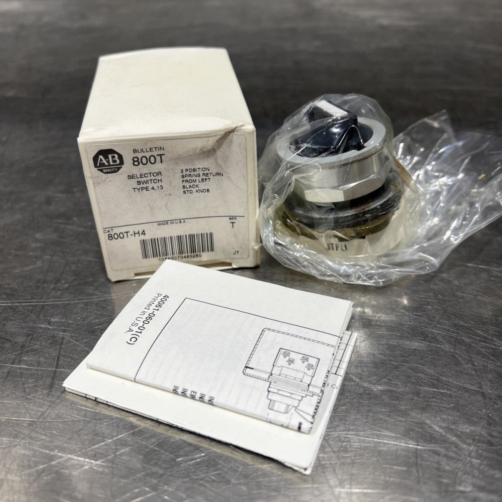 Allen Bradley 800T-H4 Series T Selector Switch 2-Position Nos Surplus