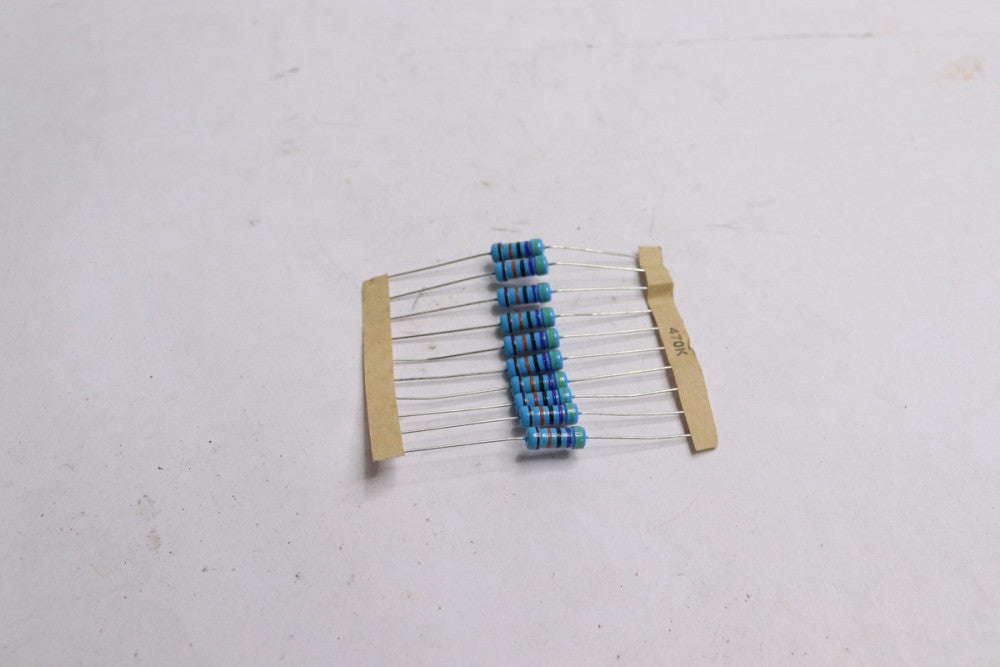 (10-Pk) Metal Film Resistor 470k Ohm 1/4W 1% 83-1045