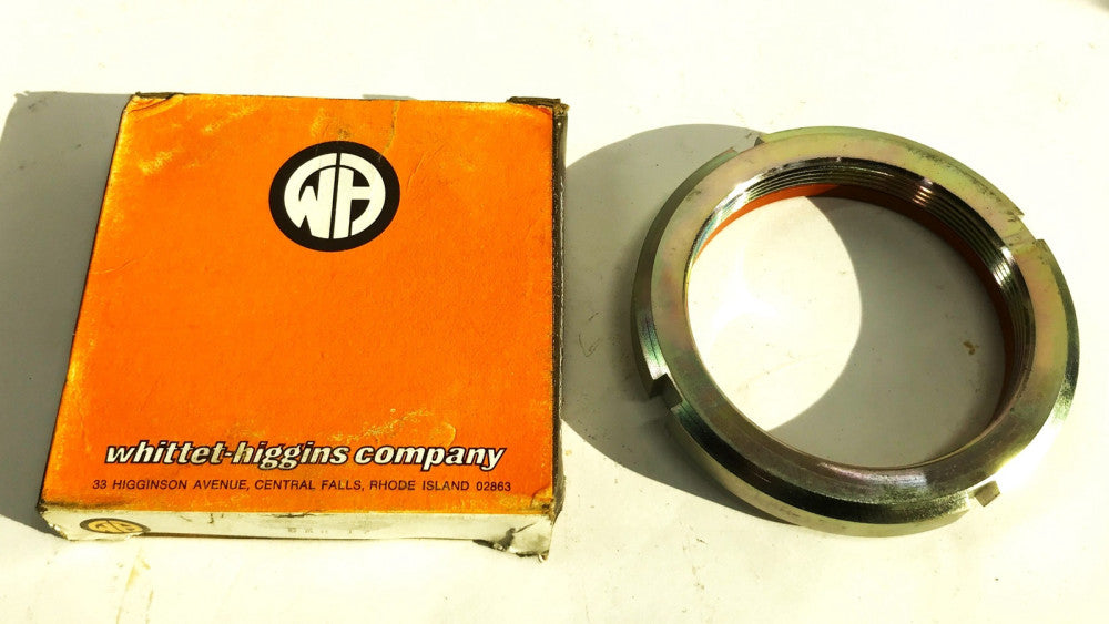 Whittet-Higgins Zinc Coated Bearing Lock Nut BMH17 NOS