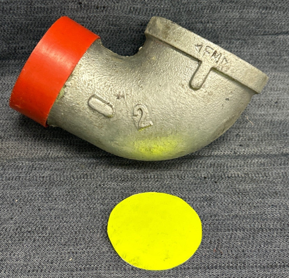 UNBRANDED GALVANIZED STEEL 90° STREET ELBOW  2" FNPT X 2" MNPT