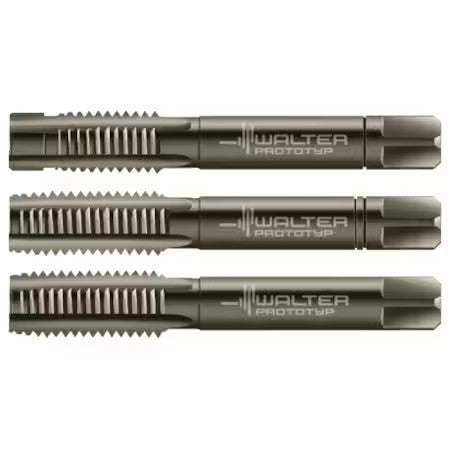 WALTER 30016-M10 Tap Sets, Hand-/Machine Taps, HSS/-E (TIX Select.), 30016-M10,