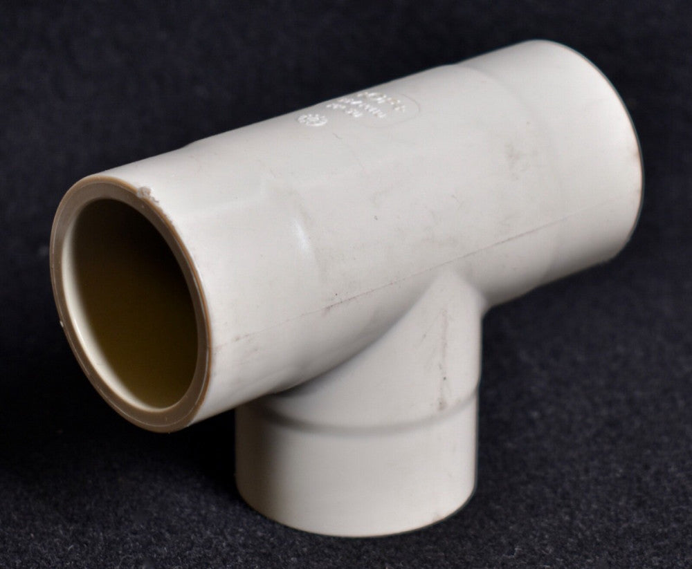 Georg Fischer 50mm 1-1/2" Tee Butt Fusion S5/PN10 PP 50  727.200.110