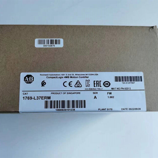 2022 New Allen-Bradley 1769-L37ERM Factory Sealed Surplus Factory Sealed US