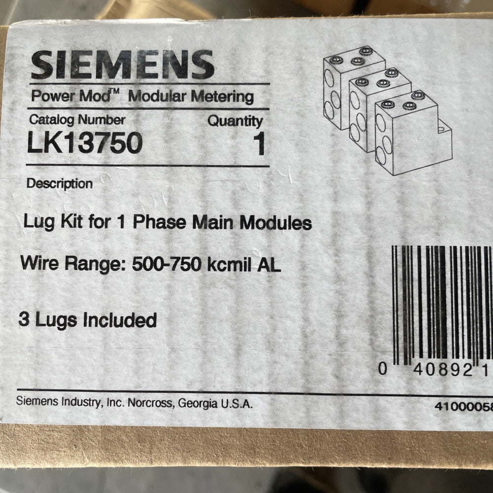 NEW Siemens LK13750 500-750KCMIL AL