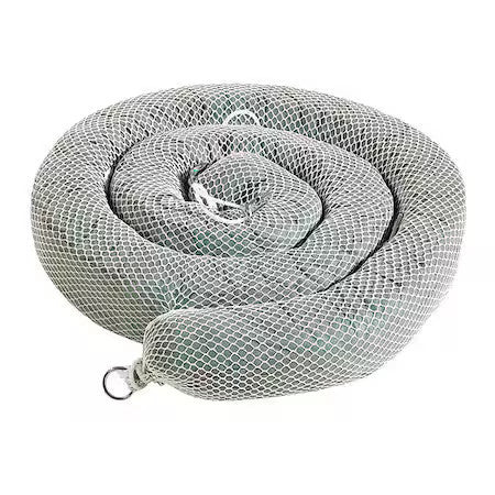 Spilltech Gb510sn Sorbent Boom, 23 Gal, 5 In X 10 Ft, Universal, Gray, 4 Pk