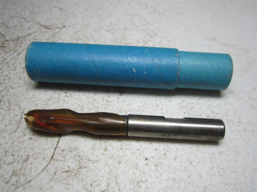Unbranded 3/8 Diameter High Speed Steel 2 Flute Square End Mill
