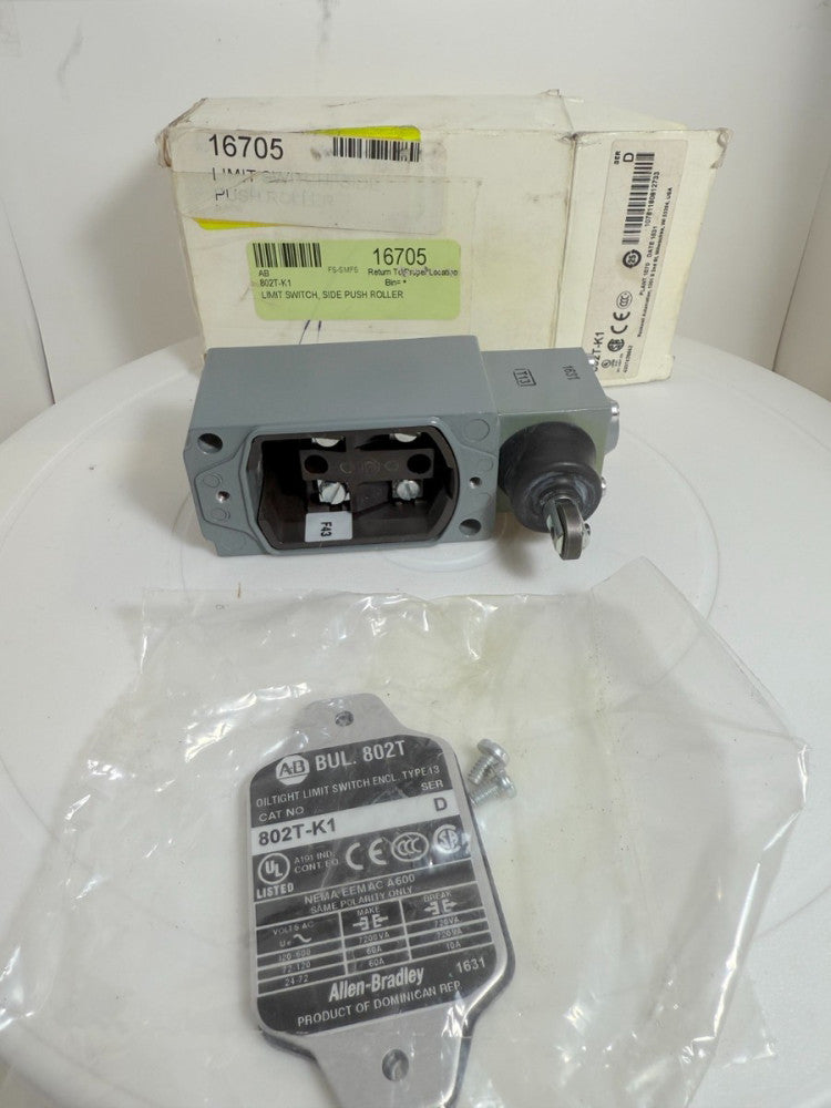Allen Bradley AB Oil Tight Limit Switch 802T-K1