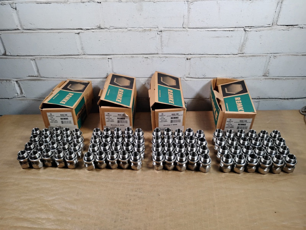 84x Remke 3/4" Stainless Steel Cable Connectors RSSS-208