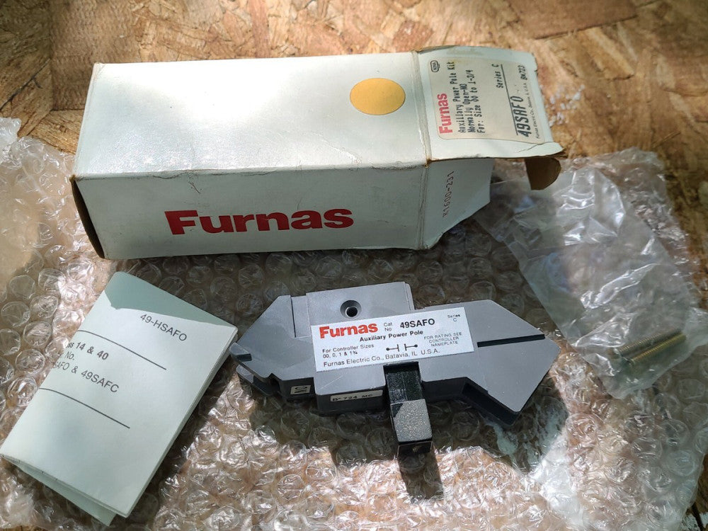 NOS Furnas 49SAF0 Auxillary Power Pole Kit Normally Open