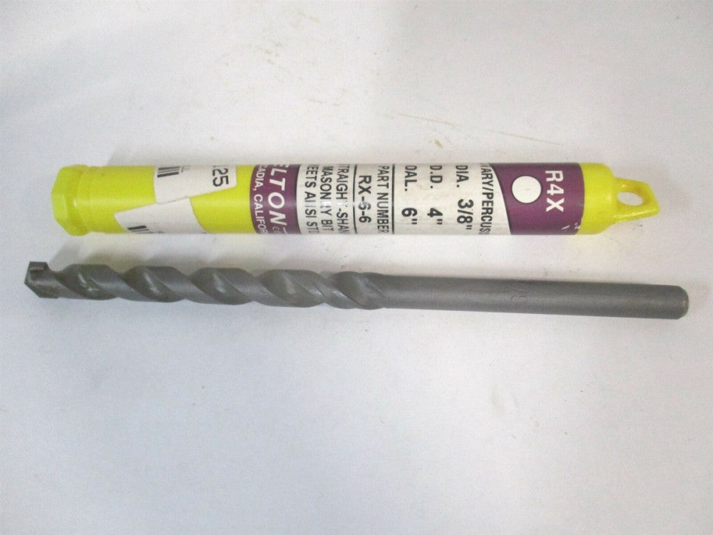 Relton (RX66) 1/4" x 3/8" x 4" x 6" OAL Carbide-Tipped Rotary & Hammer Drill Bit