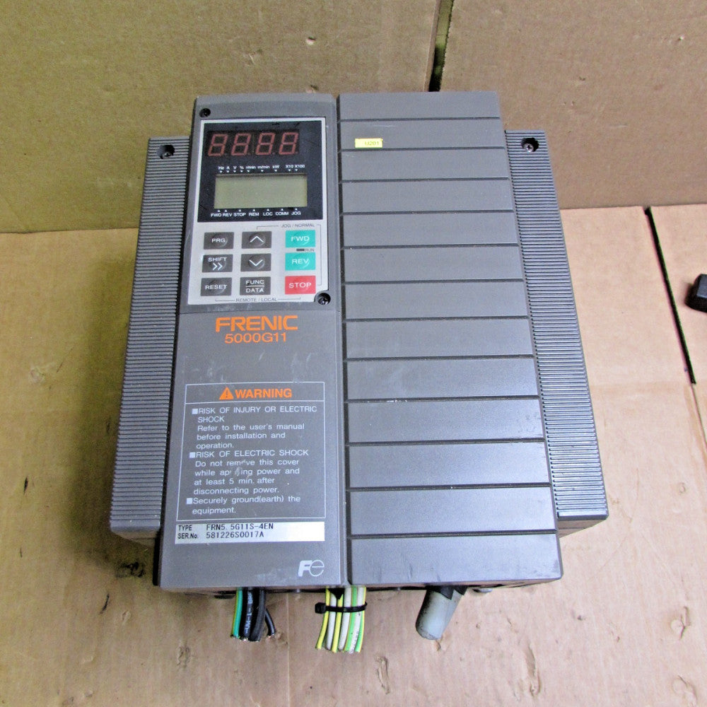 FUJI ELECTRIC/FRENIC, FRN5.5G11S-4EN, 480V/3PH, XLNT USED TAKEOUT! MAKE OFFER!!