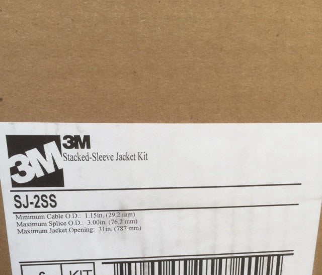 (1) 3M SJ-2SS - STACKED SLEEVE COLD SHRINK SPLICE JACKET KIT (NEW)