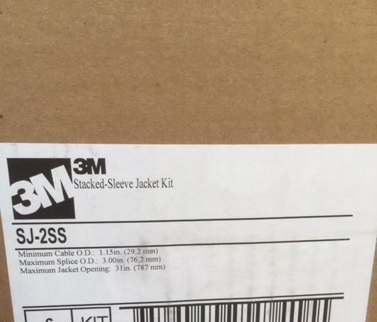 (1) 3M SJ-2SS - STACKED SLEEVE COLD SHRINK SPLICE JACKET KIT (NEW)