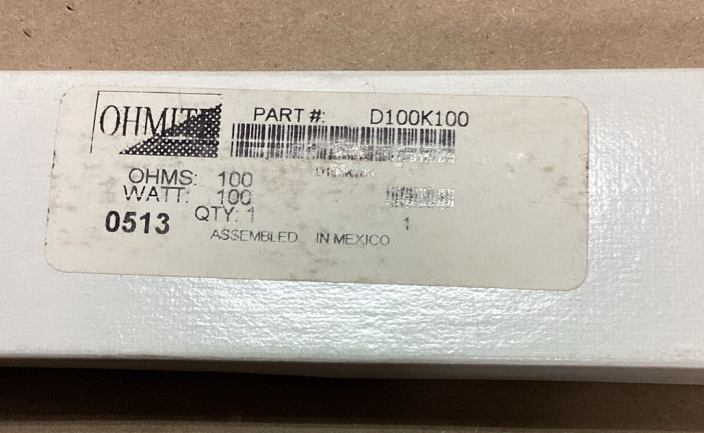 OHMITE D100K100 - NEW IN BOX D31
