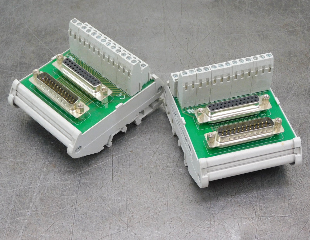 Automation Direct Connector Module ZL-CMDB25  25Pin Terminal Block Lot of Two 2