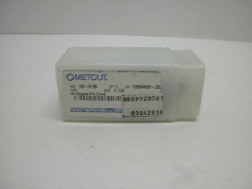 METCUT 102-6125 1-1/4 60 DEGREE PIN DRIVE COUNTERSINK UNPILOTED NEW IN BOX