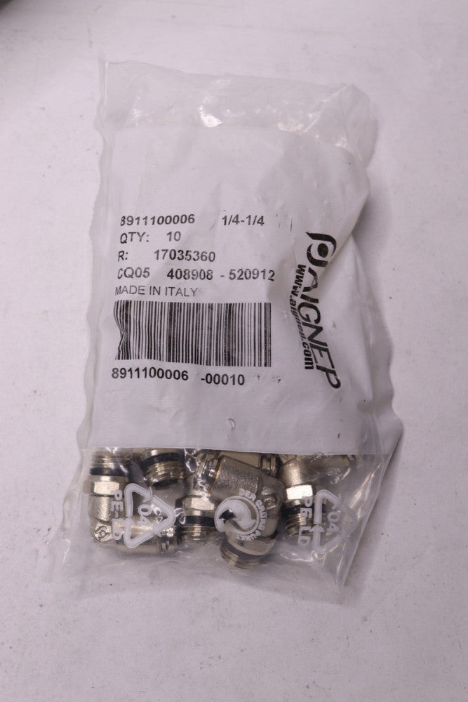 (10-Pk) Aignep Swivel Male Elbows 8911100006