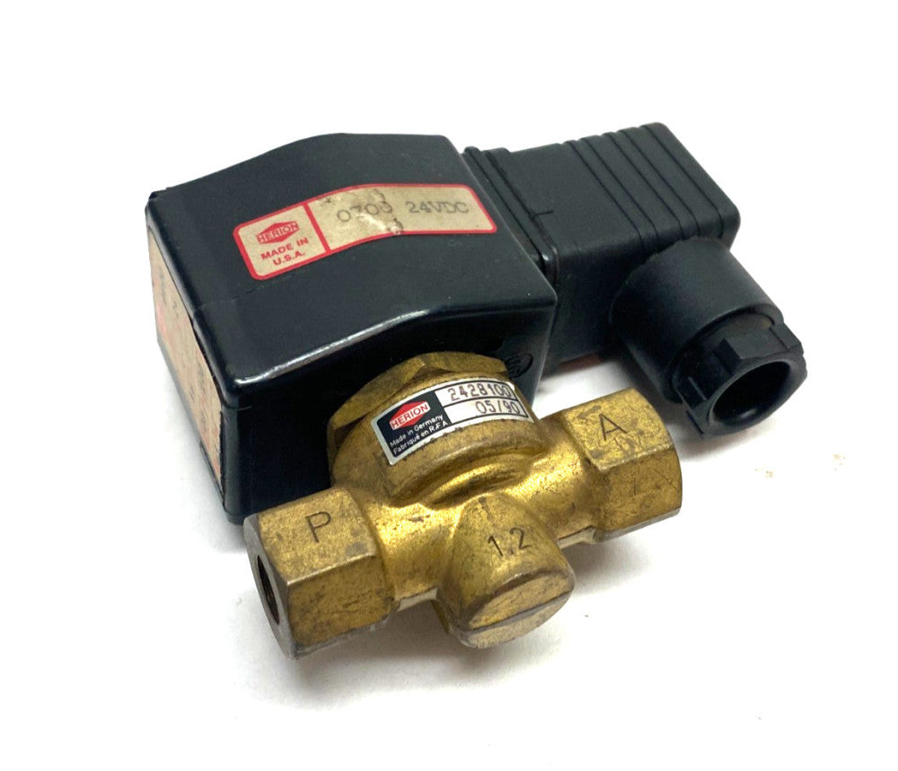 Herion 2428100 Solenoid Valve 3/2 24VDC, 0700