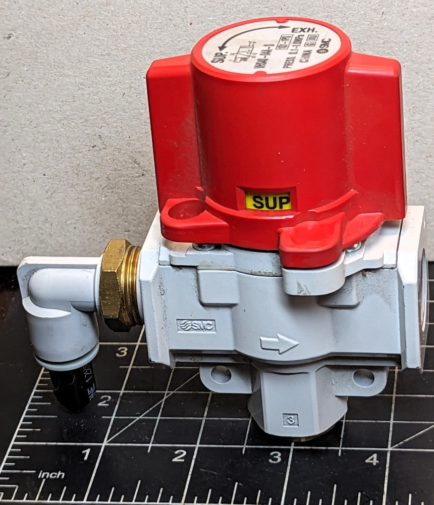 SMC VHS40-04A-S Single Action Relief Valve, VHS HAND VALVE Working Pull [B4S3#4