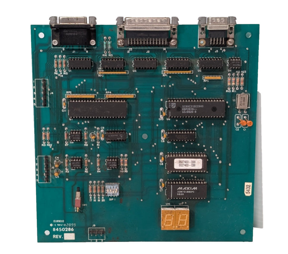 8450286 PCB industrial control board 94 V-0, E18910 with numeric block