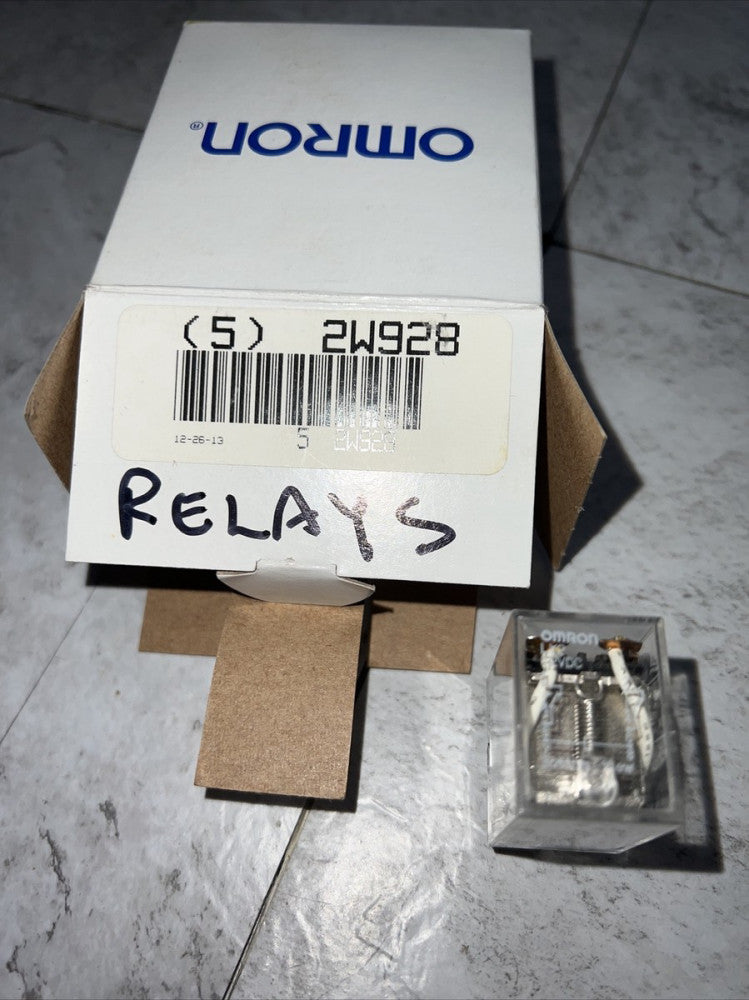 Omron 2W928 New, open box (120v coil, 10 amp) Relay Nos Surplus 1 Unit