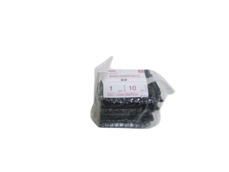 LOT OF 10 IDEC END PLATE BNE50WPN10 NSNP IN BAG