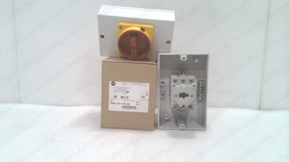 ALLEN BRADLEY 194E-Y32-1753-6N SER B, DISCONNECT SWITCH / LOAD SWITCH, N #342535