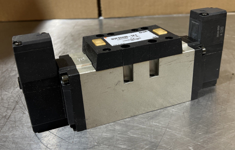 SMC NVFS5200-5FZ 21-26VDC 15-145PSI Nos Surplus No Original Box