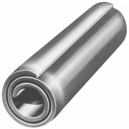 Zoro Select U51430.007.0037 Spring Pin, Coiled, 5/64X3/8In, 550Lb, Pk100
